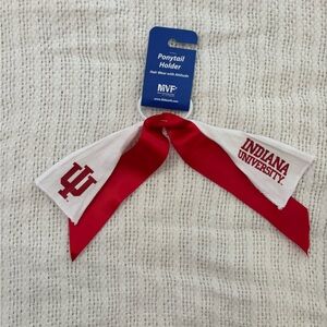 Indiana University Ponytail Holder NWT